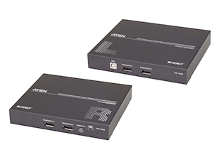 USB DisplayPort Dual View HDBaseT™ 2.0 KVM Extender (4K@100m for Single View) New
